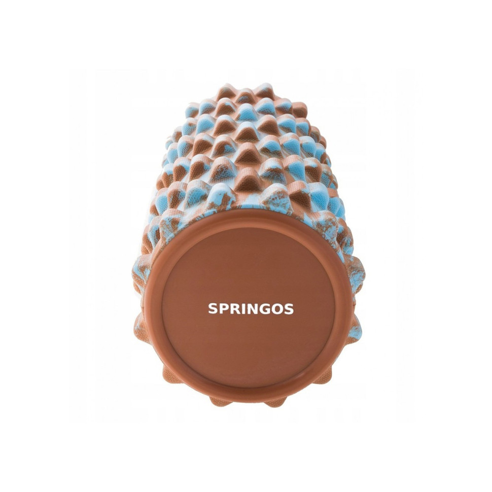 Массажный ролик 3в1 Springos FR0011 валик, роллер Mix Color 33x14 см