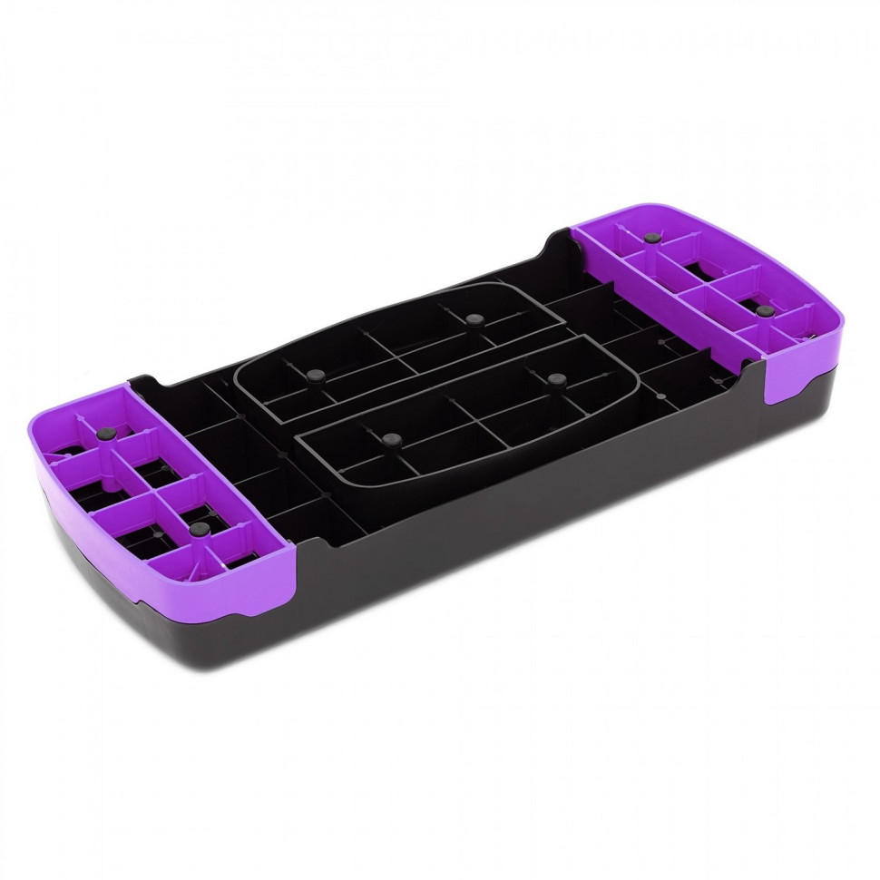 Степ-платформа 2-ступенева Cornix XR-0188, 68 х 28 х 10-15 см, Black/Purple