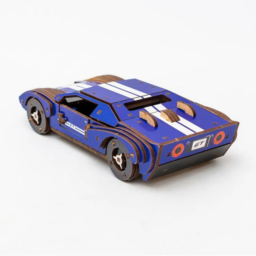 Дерев’яний 3D конструктор Fast car Gt PuzzleOK Puz-26915, 164 деталі