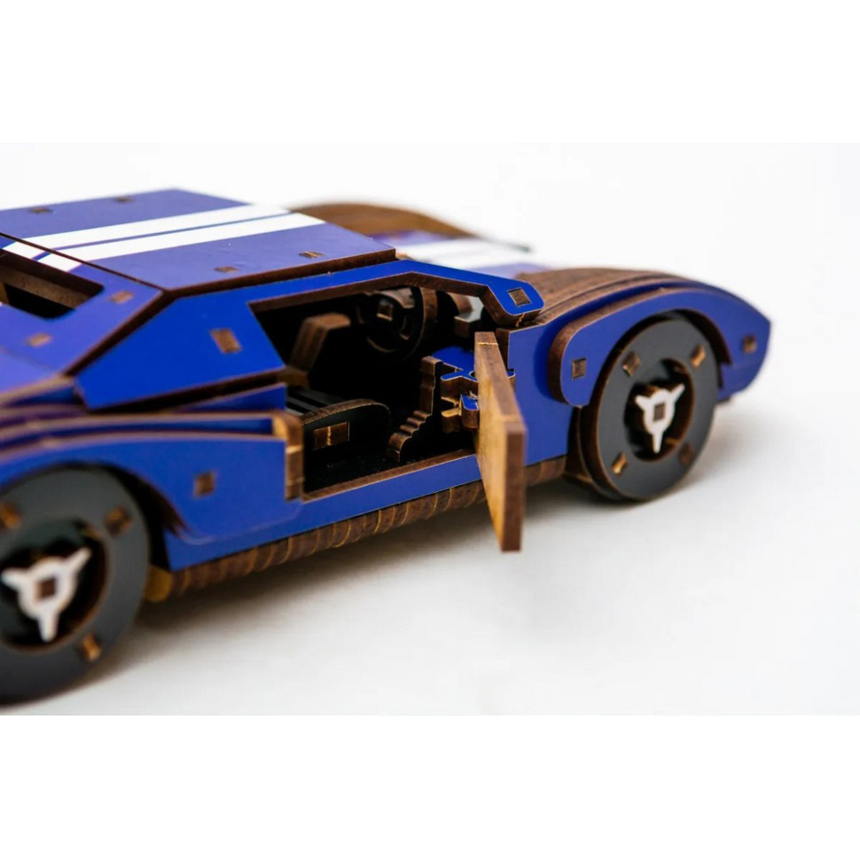 Дерев’яний 3D конструктор Fast car Gt PuzzleOK Puz-26915, 164 деталі