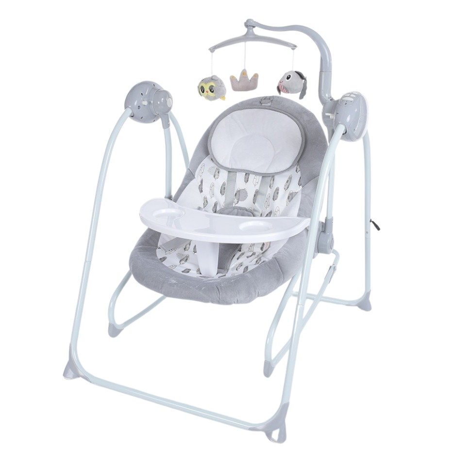 Дитяча гойдалка-шезлонг El Camino ME 1076 Soft Gray