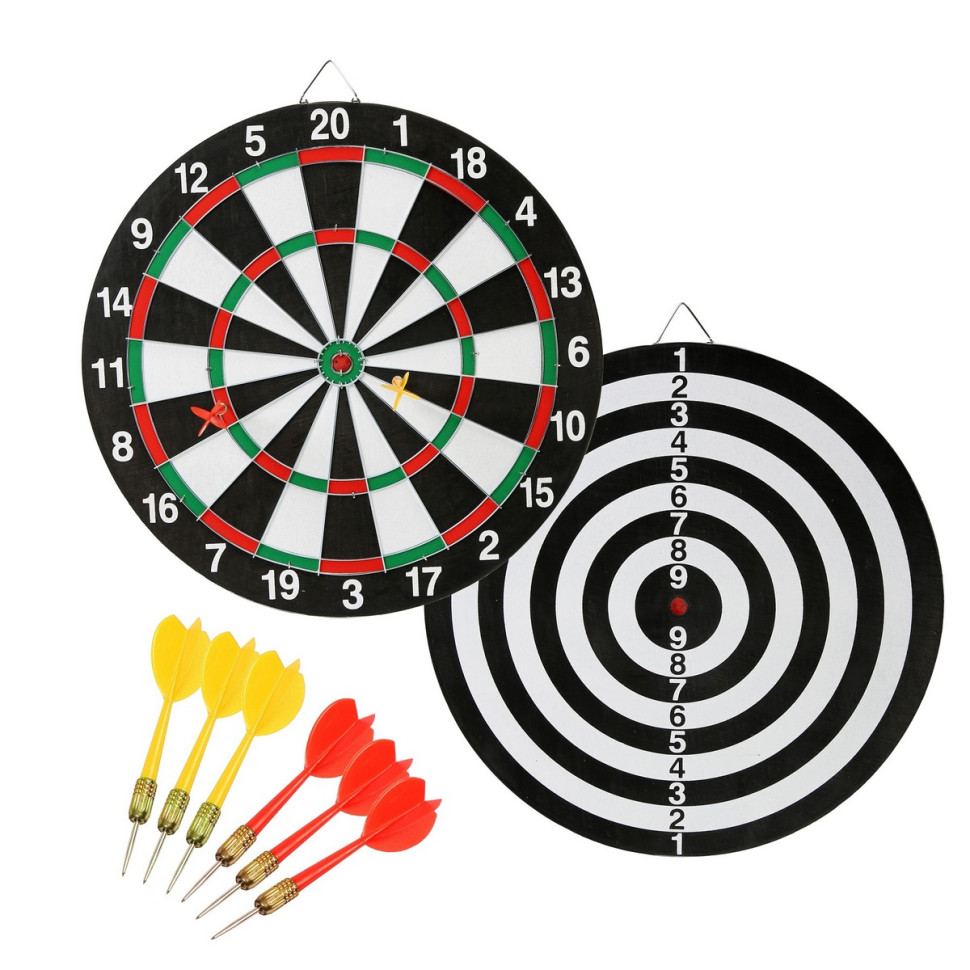 Дартс классический Dartboard Game 2 в 1 Cornix XR-0391, 2 комплекта дротиков