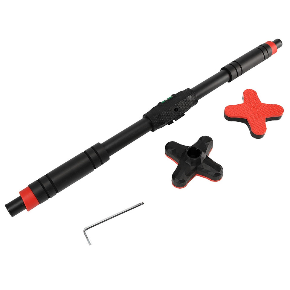 Турнік розсувний Pro+ Cornix XR-0287 Black/Red, розмір 90 х 130 см