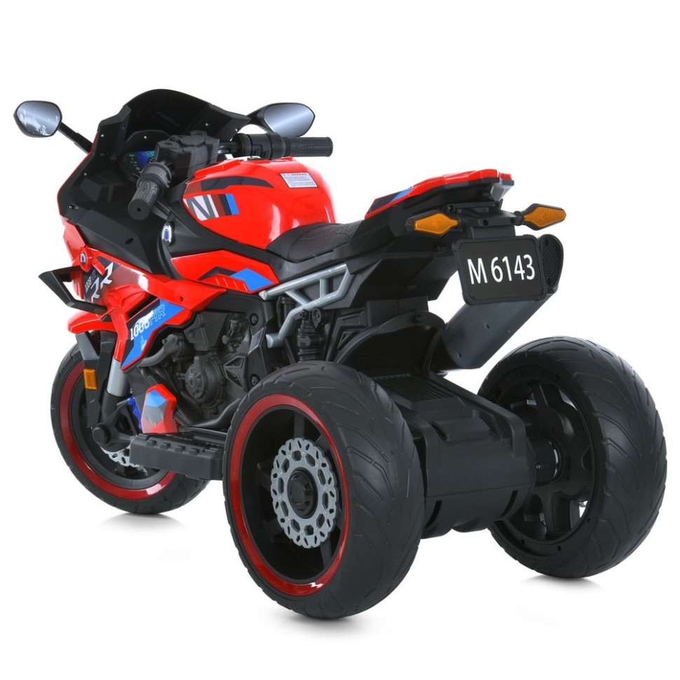 Детский электромобиль Мотоцикл Bambi Racer M 6143EL-3 до 30 кг
