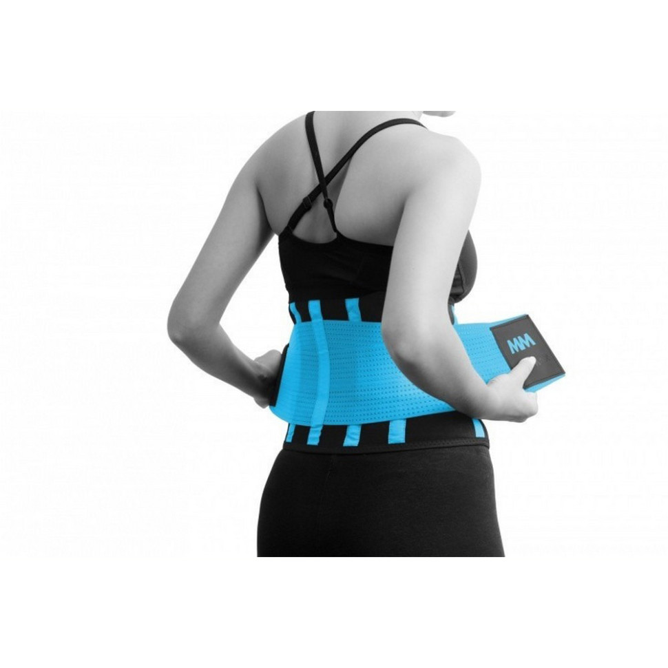 Пояс компресійний MFA-277 Slimming belt MadMax MFA-277-TRQ_L Black, L
