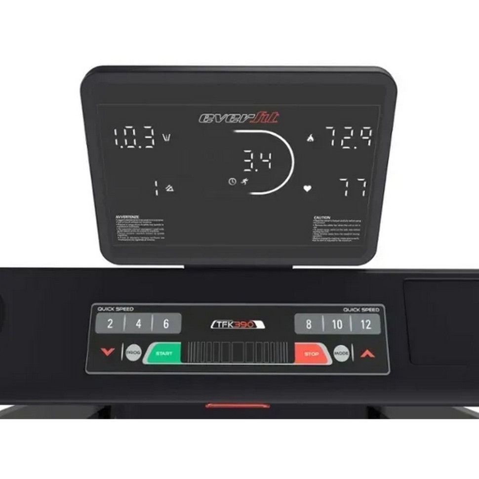 Тренажер беговая дорожка TFK 390 Everfit 932136, 164x74x118 см