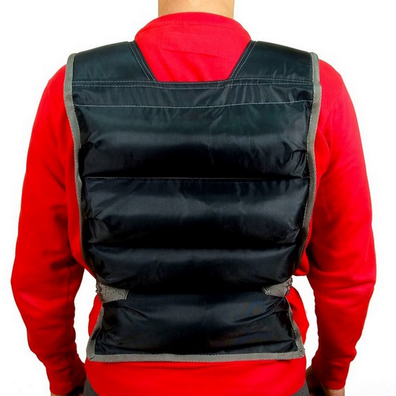 Жилет утяжелительный EasyFit EF-VST-16 черный 16 кг
