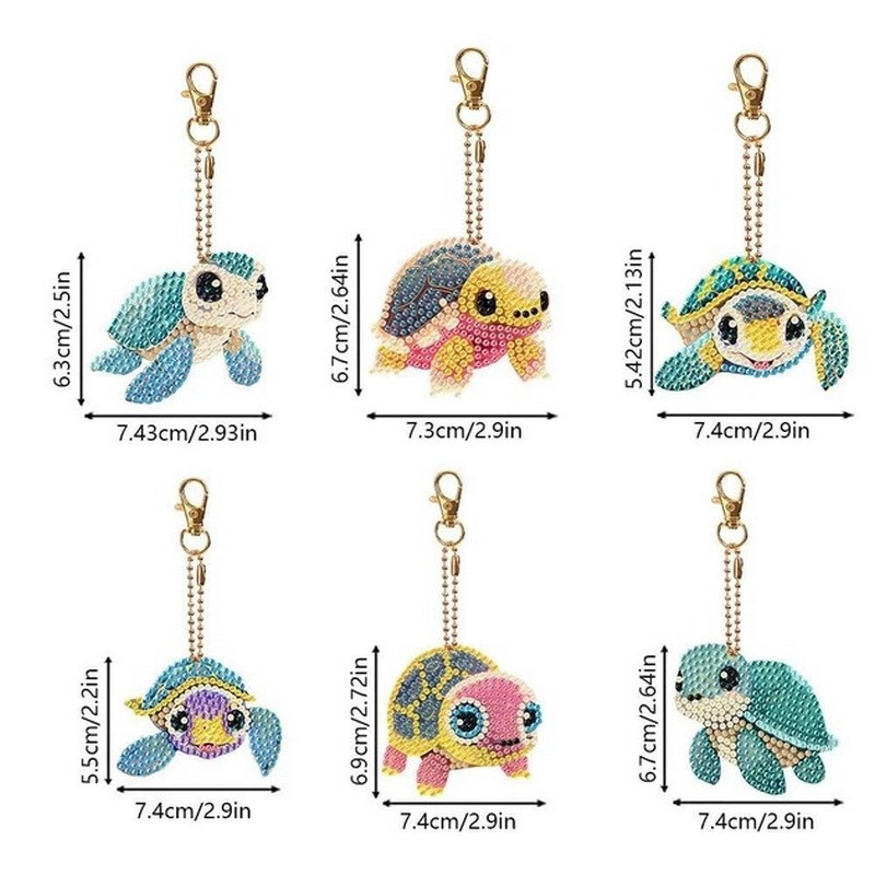 Набір брелків для алмазної мозаїки 