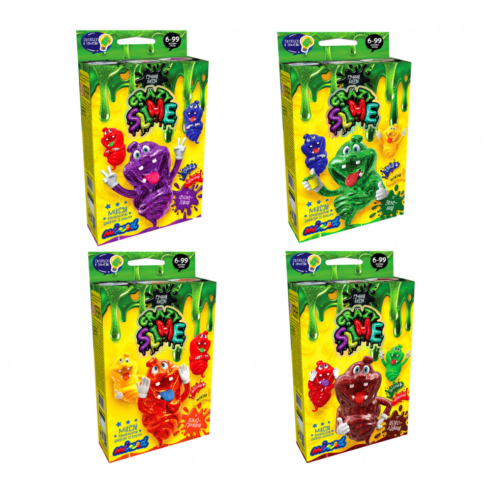 Дитячий набір для проведення дослідів "Crazy Slime" Danko Toys SLM-02 укр по цене 53 грн.