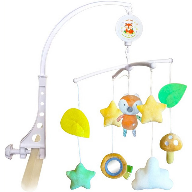 Мобіль для ліжечка Baby Team 8561 музичний 5 іграшок