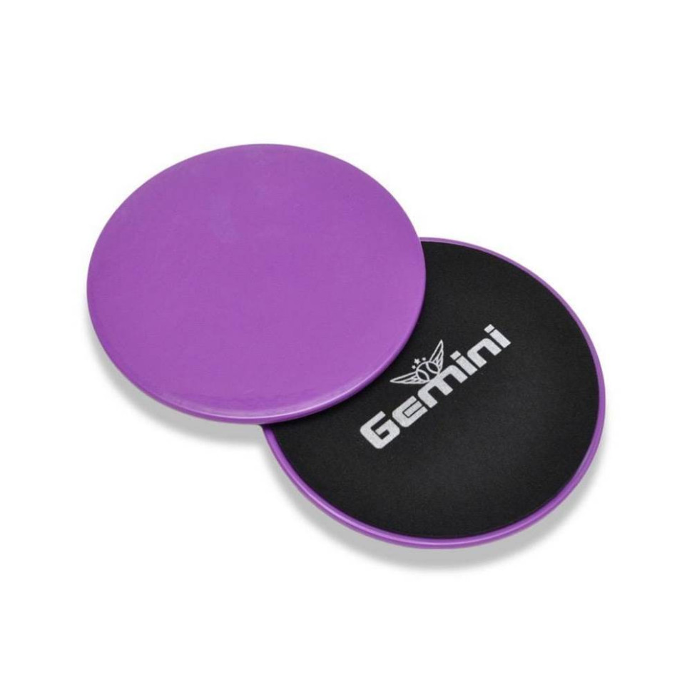 Диски для глайдинга SLIDE DISCS Gemini Sport FG-18PUR, фиолетовый