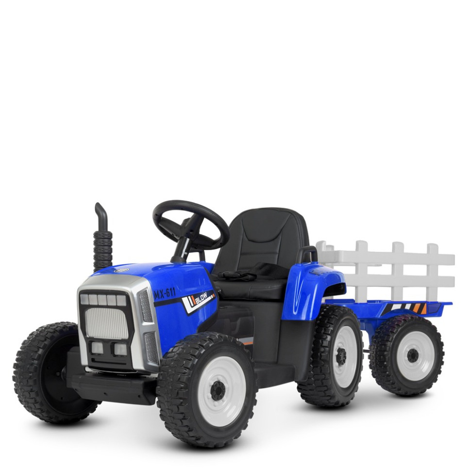 Дитячий електромобіль Трактор Bambi Racer M 4479EBLR-4 до 30 кг