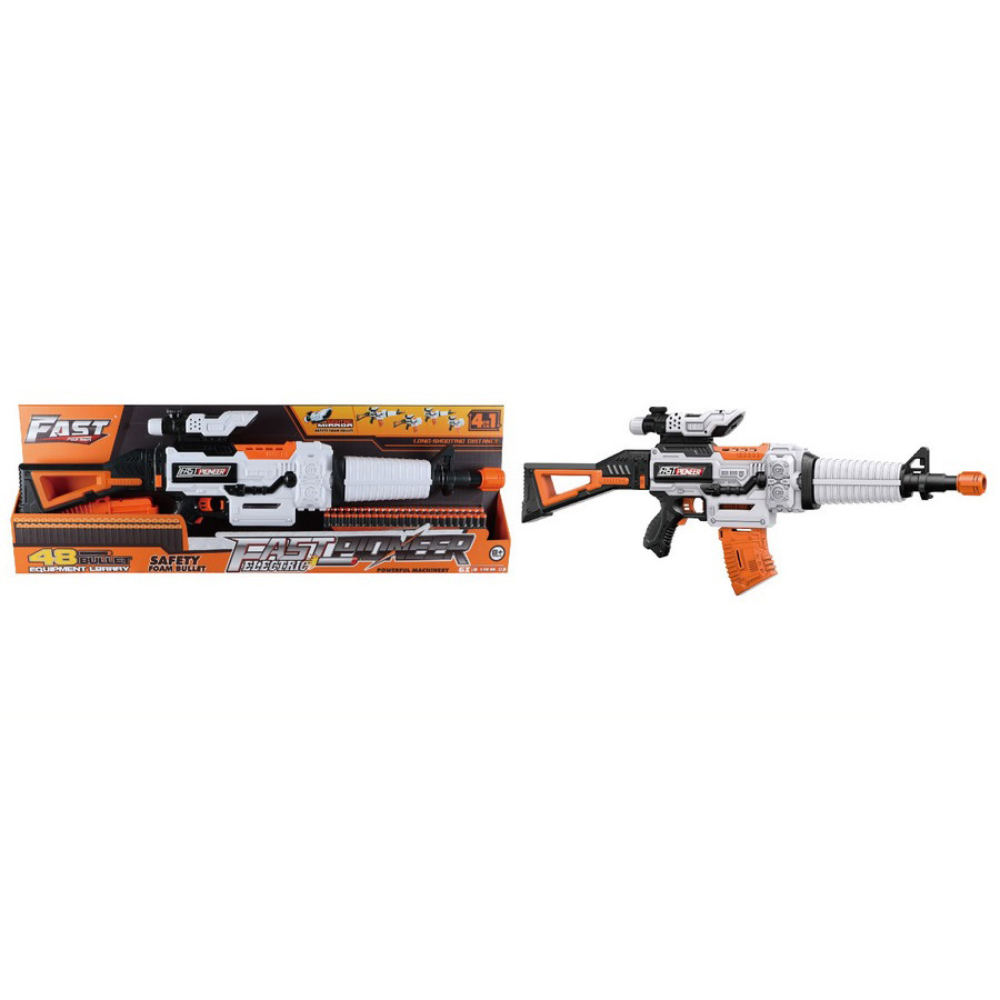 Дитячий автомат на батарейках Blaster BIG536 з прицілом 48 м'яких куль