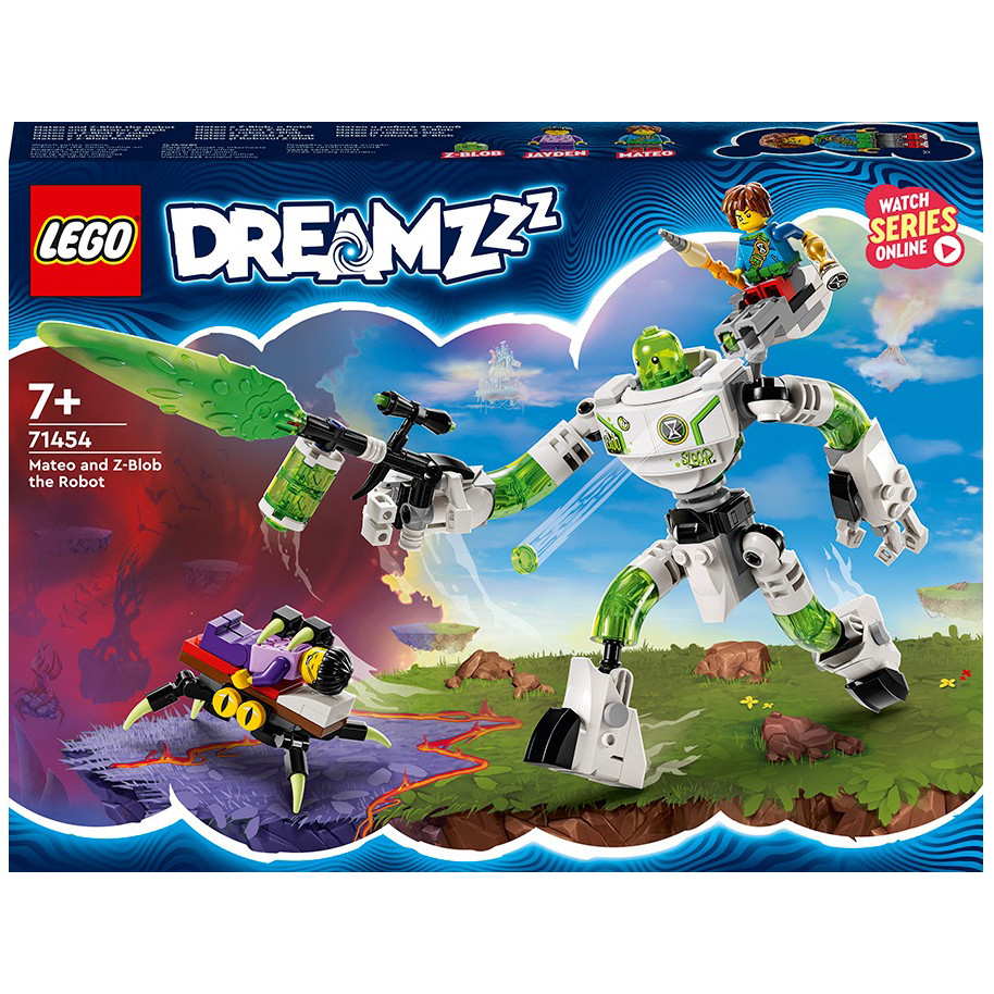 Конструктор Lego DREAMZzz Матео и робот Z-Blob 71454, 237 деталей