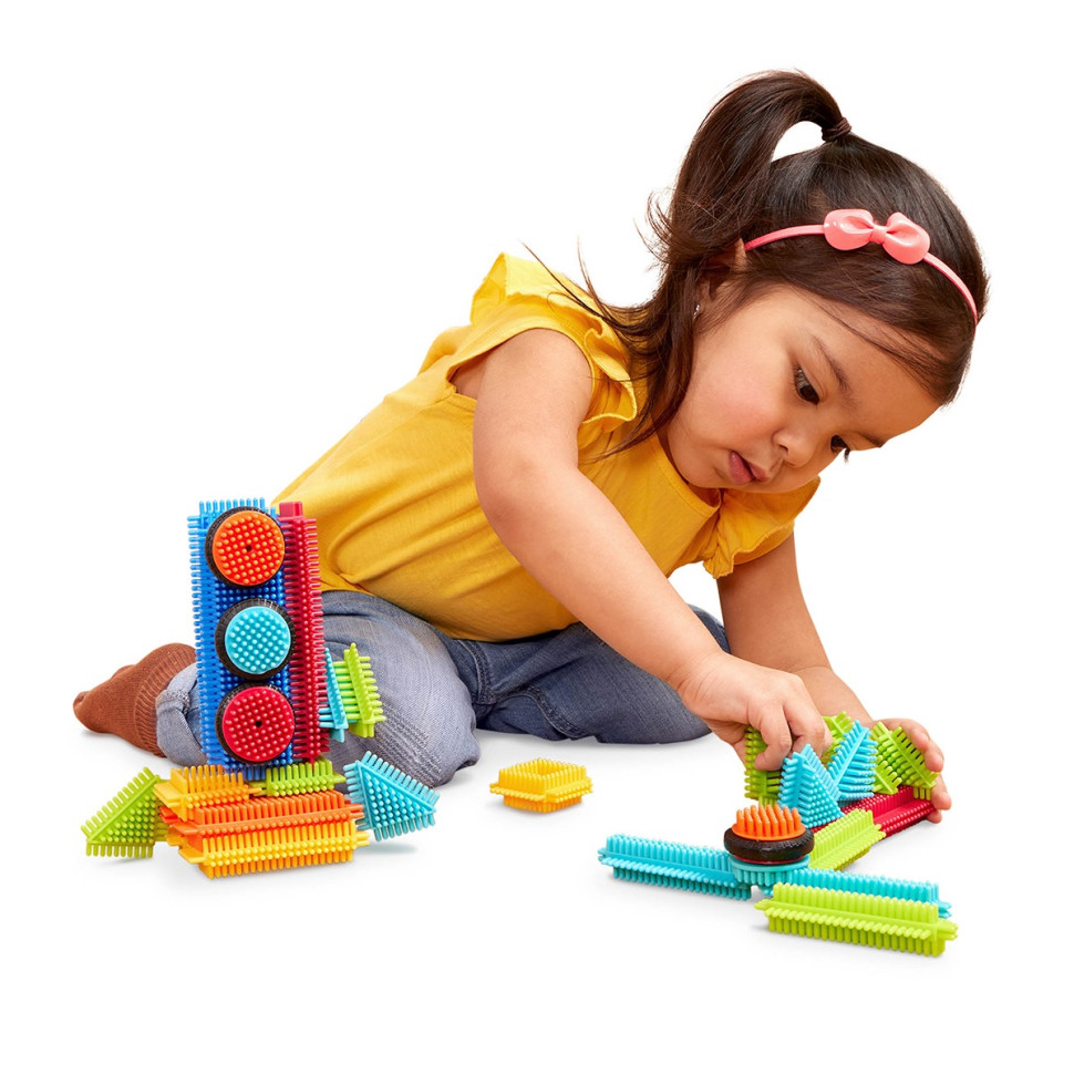 Конструктор серії Bristle Blocks - БУДІВЕЛЬНИК Battat Lite BT3099Z 36 деталей