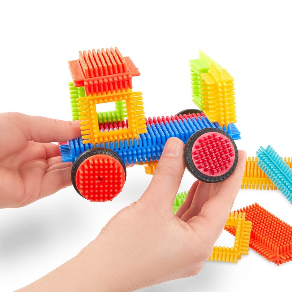 Конструктор серії Bristle Blocks - БУДІВЕЛЬНИК Battat Lite BT3099Z 36 деталей