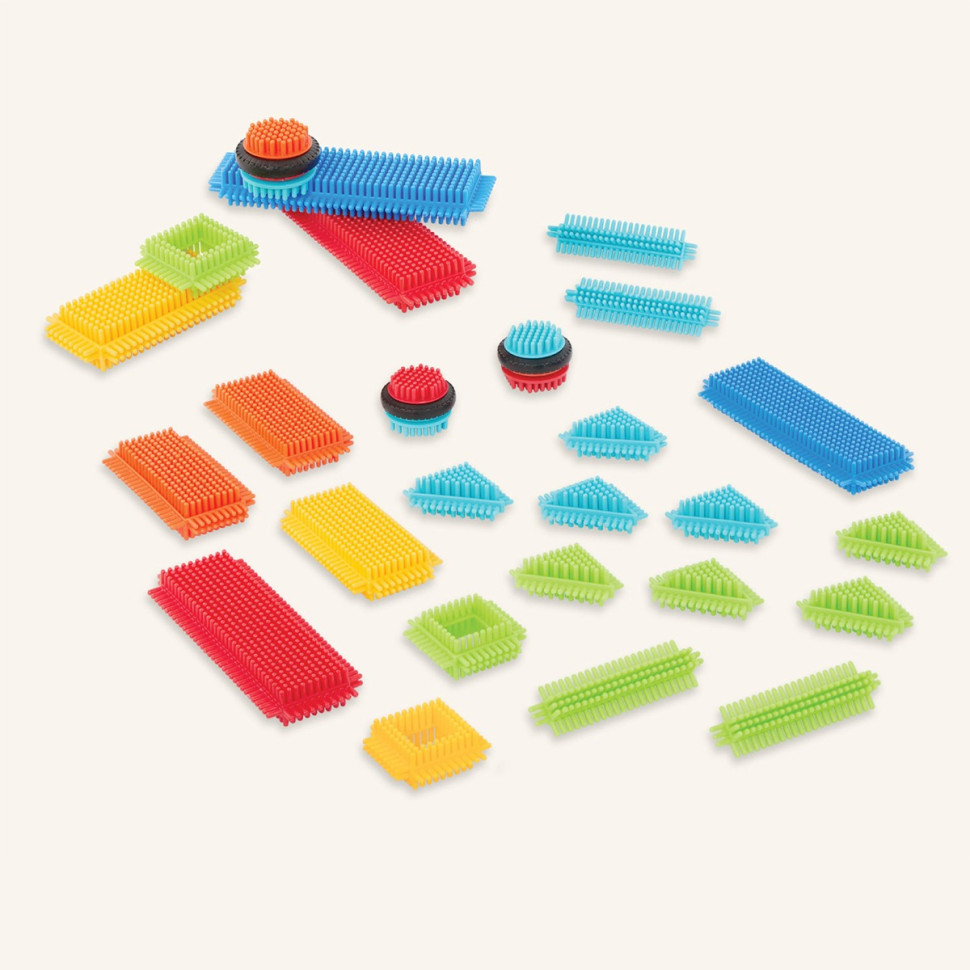 Конструктор серії Bristle Blocks - БУДІВЕЛЬНИК Battat Lite BT3099Z 36 деталей