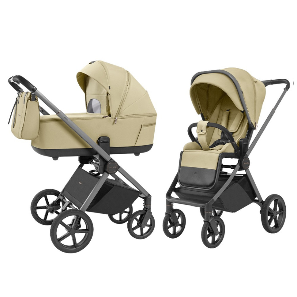 Дитяча універсальна коляска 2 в 1 Ultra Carrello CRL-6527 Soft Beige 