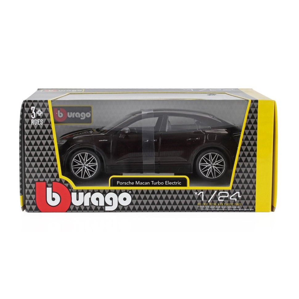 Детская автомодель PORSCHE MACAN 4 ELECTRIC Bburago 18-21114 чорний, 1:24