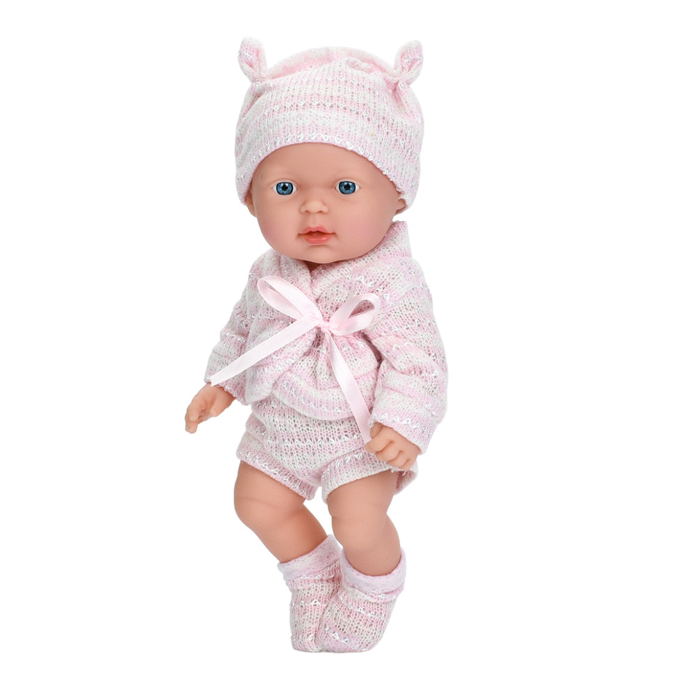 Интерактивная игрушка Пупс Limo Toy 225-B-E(Pink-1) со звуком, высота 26 см
