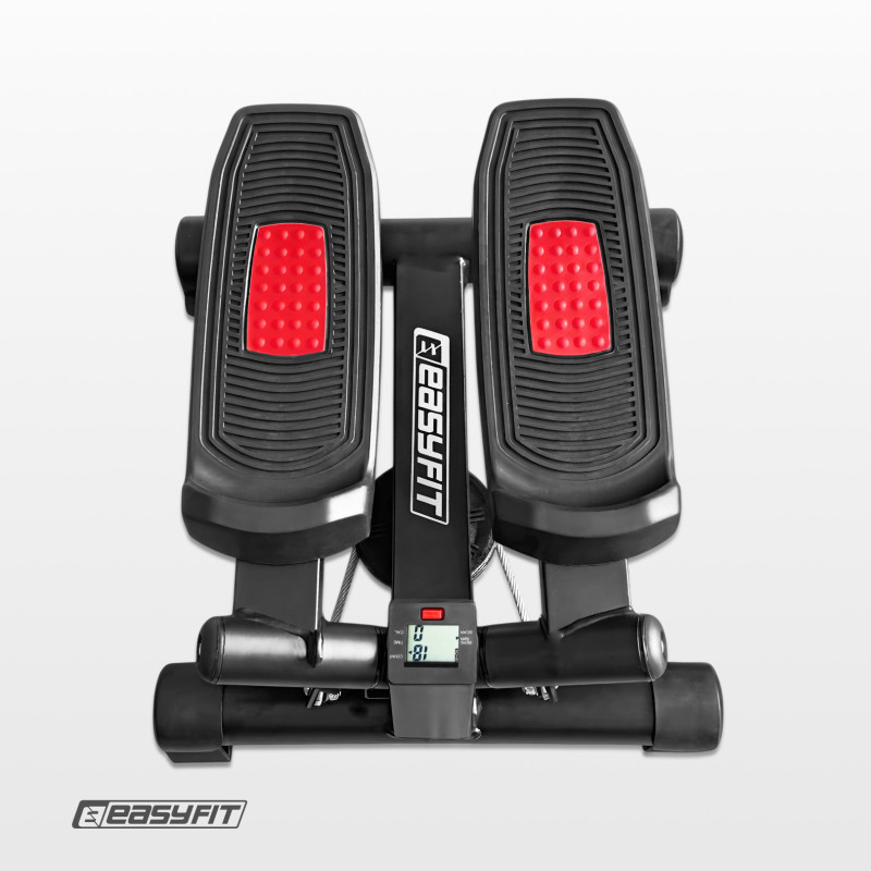 Степпер поворотний Pace-B EasyFit EF-0561-BK, з еспандерами, до 100 кг