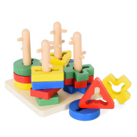 Деревянная игрушка Пирамидка-ключ Bambi MD 2906 16 дет