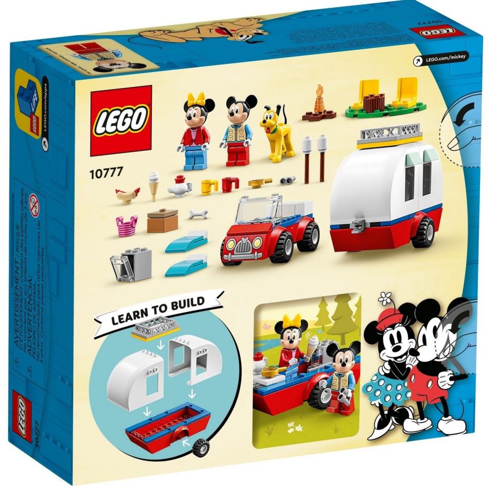 Конструктор LEGO Mickey and Friends Туристический поход Микки Маус и Минни Маус 10777