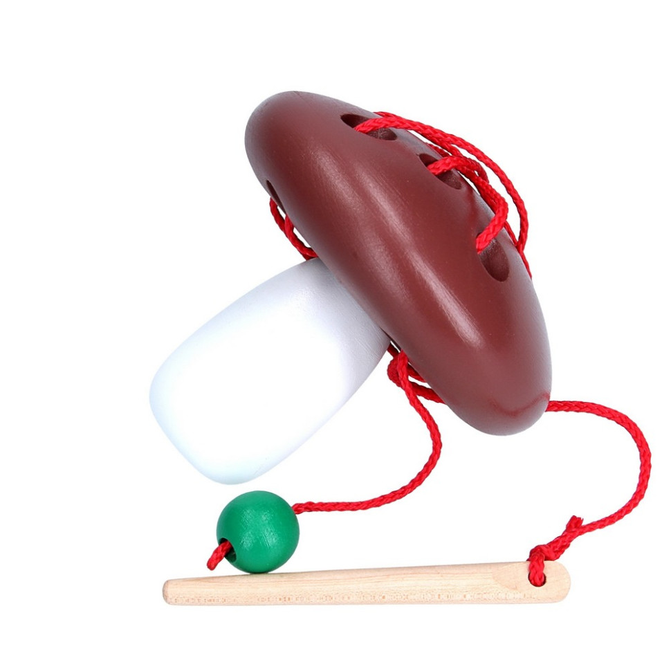 Дитяча дерев'яна шнурівка 