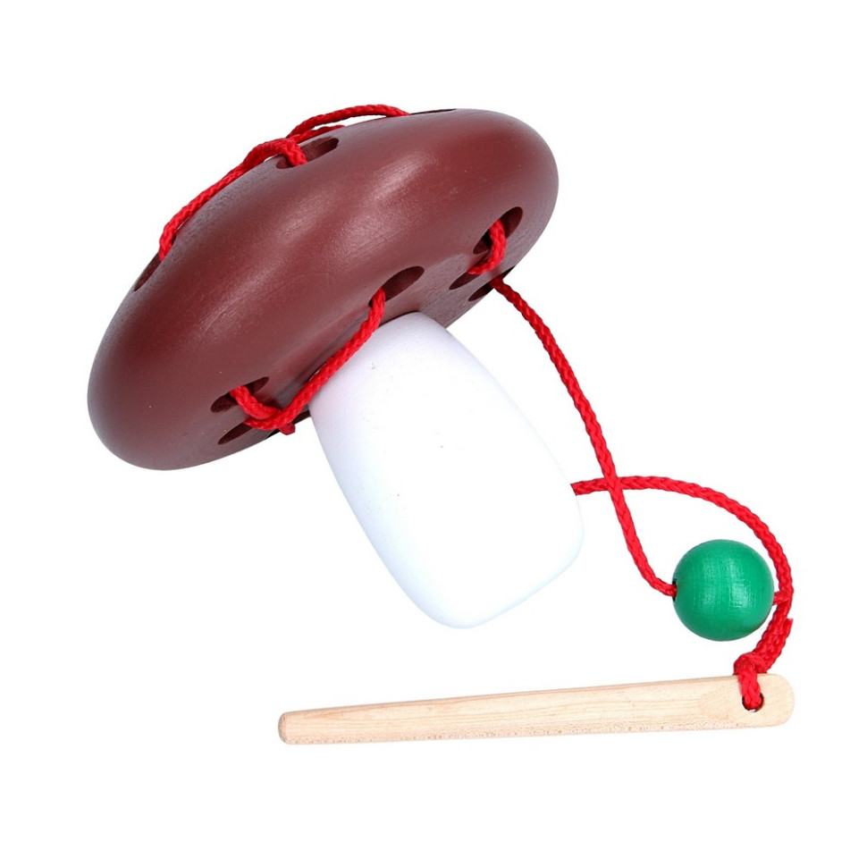 Дитяча дерев'яна шнурівка 