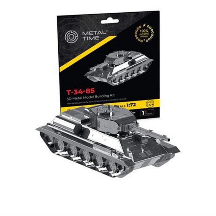 Збірна колекційна модель Танк T-34/85 Metal Time MT071