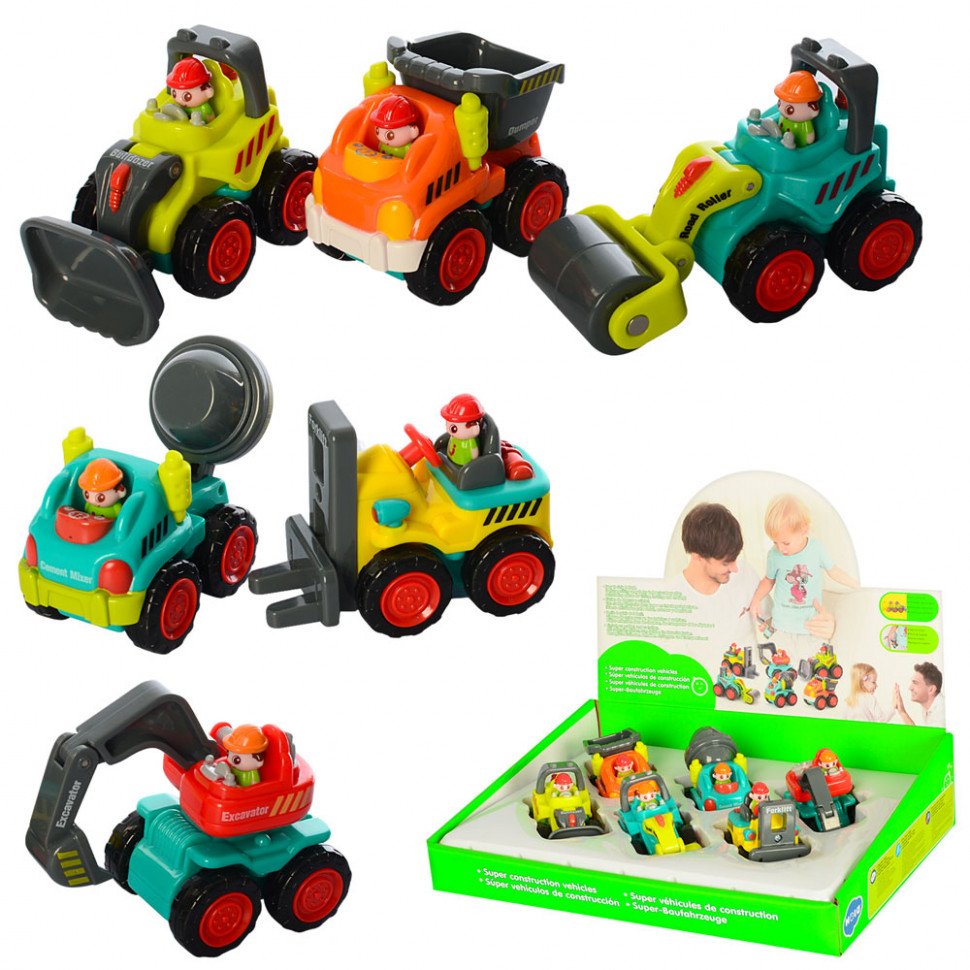 Іграшка машинка Будівельна техніка Hola Toys 3116C по цене 72 грн.