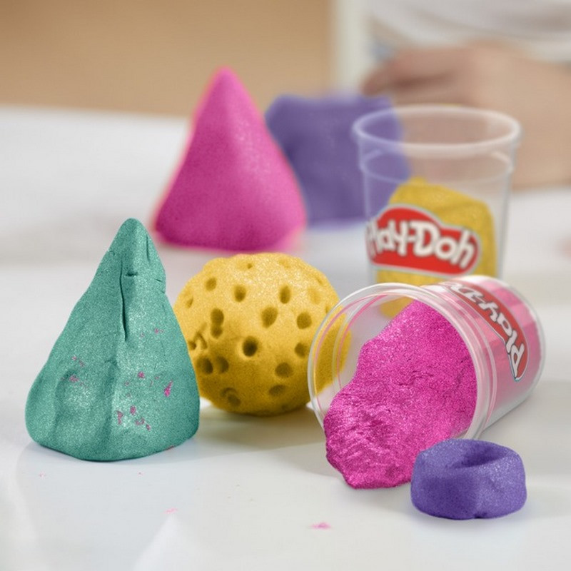 Набір для творчості Hasbro G0149, 12 баночок із масою для ліплення