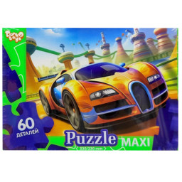 Пазл классический "Спорткар" Danko Toys Mx60-11-10, 60 элементов