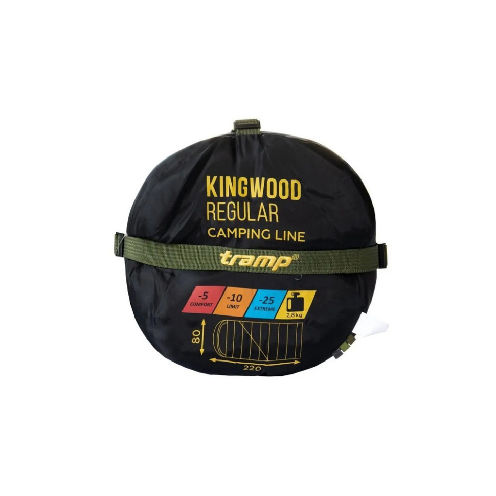 Спальный мешок Kingwood Regular Tramp UTRS-053R-L Левый