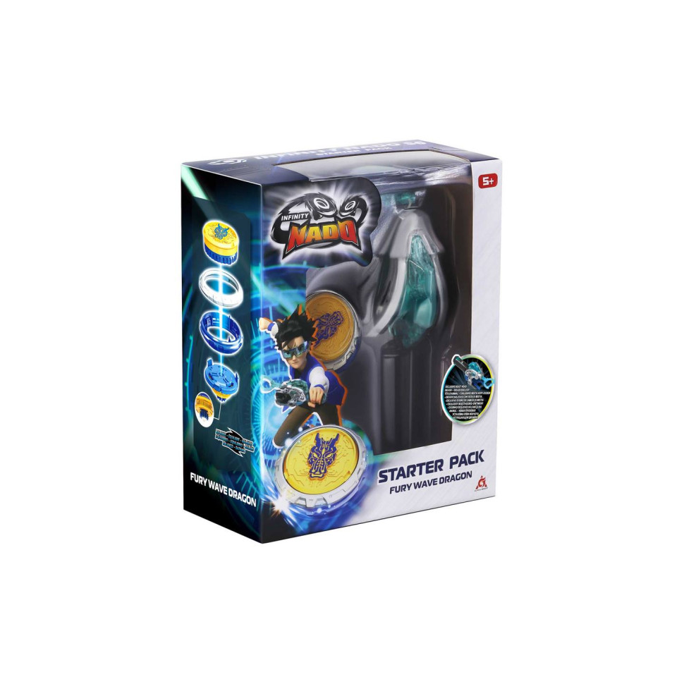 Дзиґа Infinity Nado EU654111 VI серія Starter Pack Fury Wave Dragon Лютий Дракон