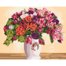 Картина за номерами "Пишні тюльпани" Ідейка KHO3075-UC 40х50 см 