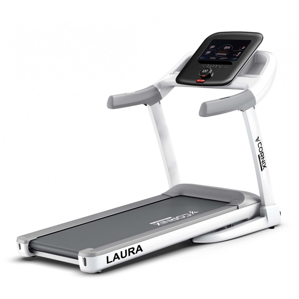Тренажер беговая дорожка Laura Cornix TM-LAURA 47 x 120 см, White/Grey 