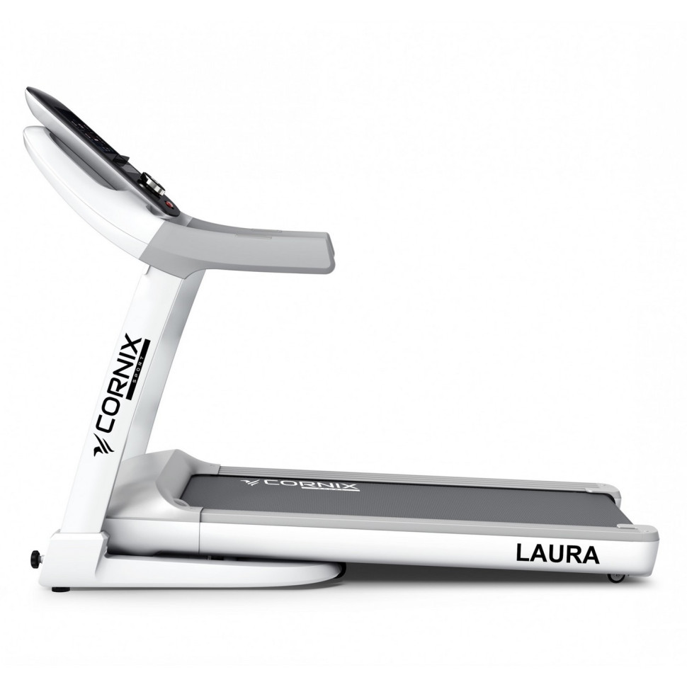 Тренажер беговая дорожка Laura Cornix TM-LAURA 47 x 120 см, White/Grey 