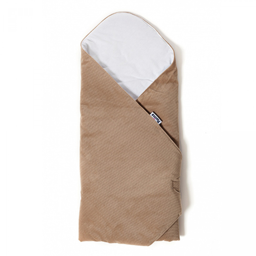 Конверт-плед детский Velvet Twins 9015-TW-201 caramel, латте