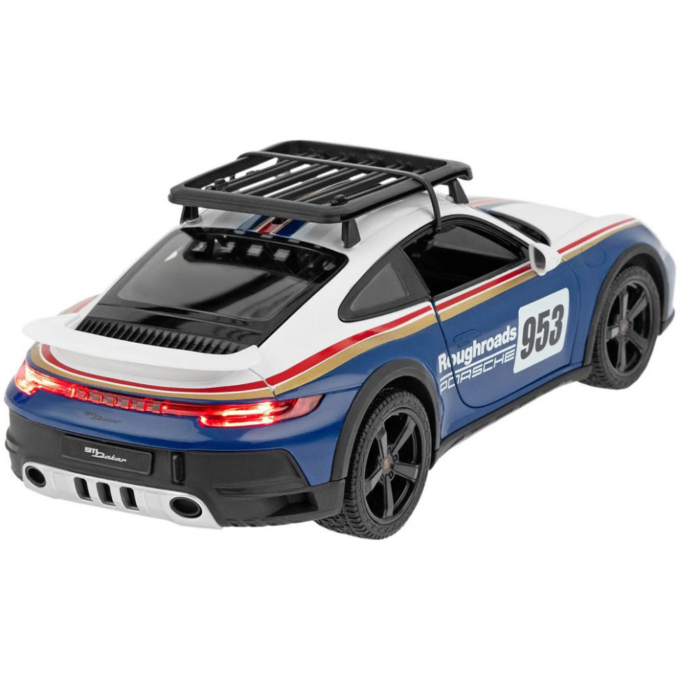 Машинка на радиоуправлении Porsche 911 Dakar Performance Rastar 10137 blue, масштаб 1:14 
