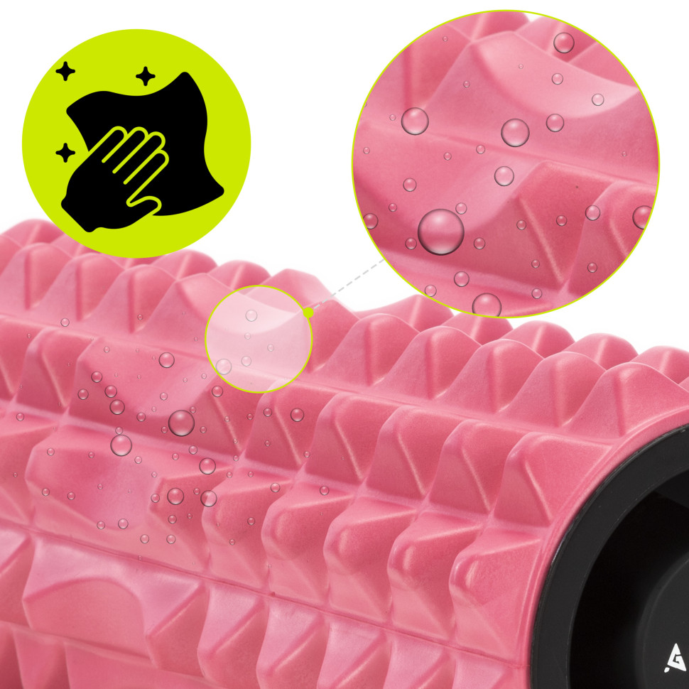 Масажний ролик Actiget ACT0100 EVA, Pink 33x13 см