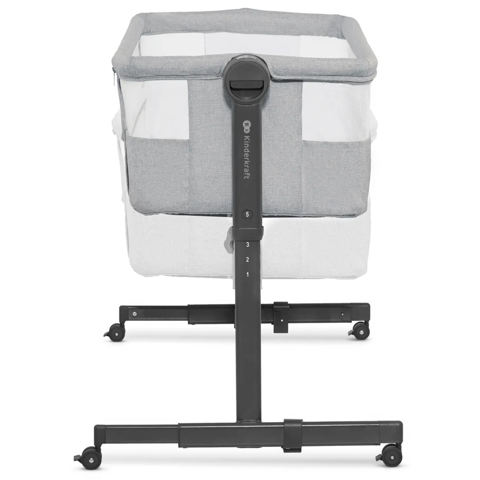 Ліжко-люлька Neste Up 2 Kinderkraft KLNEUP02LGR0000 Light Grey