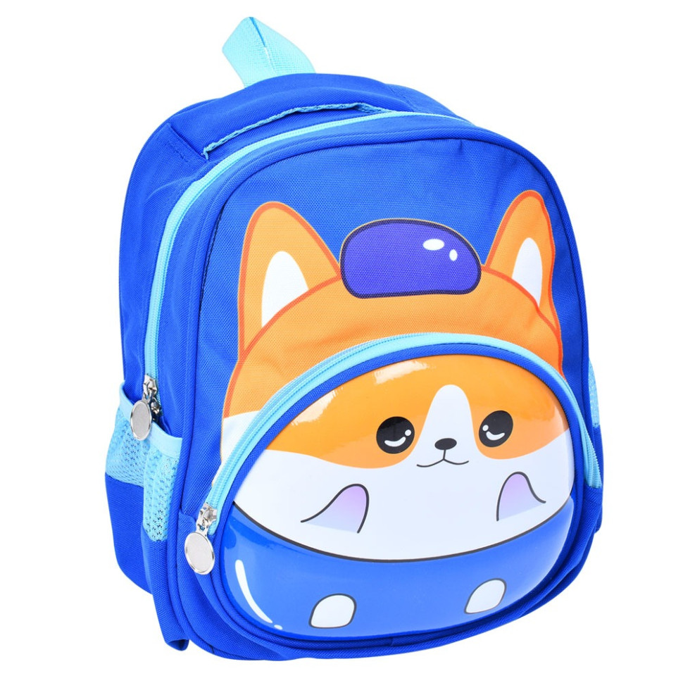 Рюкзак детский Bambi T2612(Blue) 1 наружный карман, застежка-молния