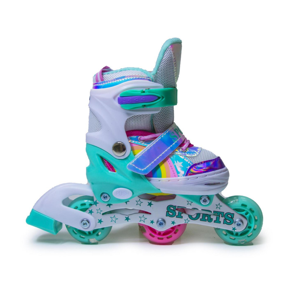 Дитячі розсувні ролики Scale Sports 858259839 райдужний тиффані, розмір 26-29