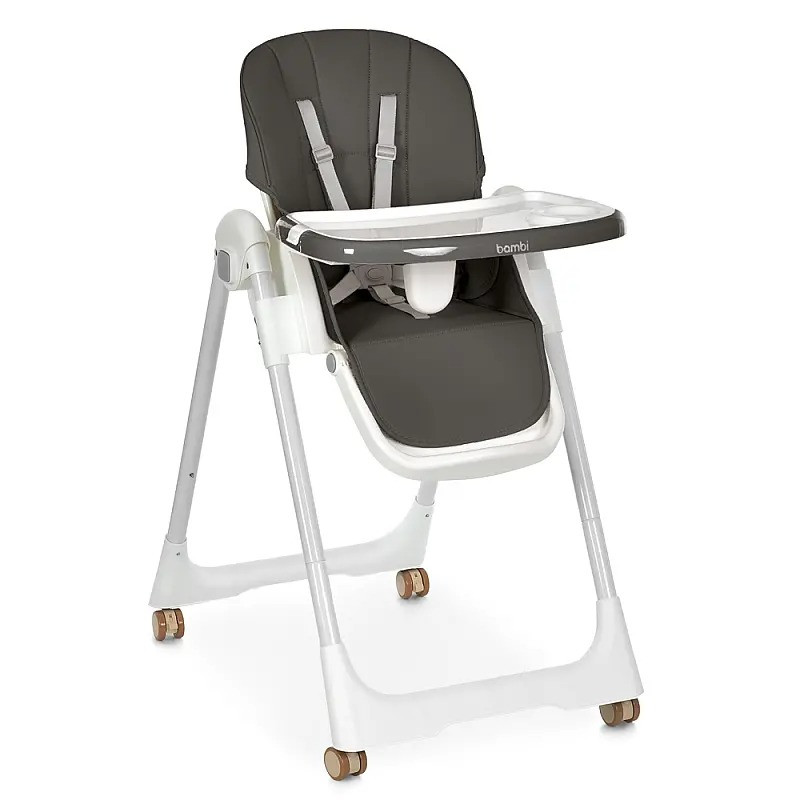 Стульчик для кормления Bambi M 5673 Gray, до 30 кг, серый