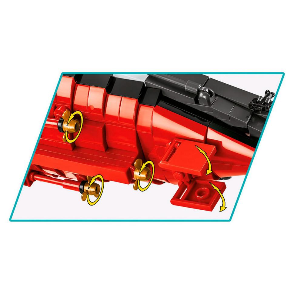 Конструктор боевой корабль Линкор Бисмарк COBI COBI-4841, 2880 деталей 1:300