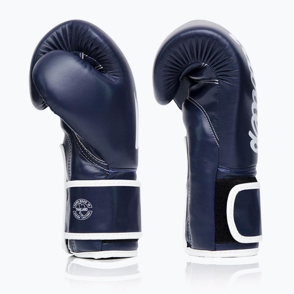 Боксерські рукавиці BGV14 Fairtex BGV14_14oz_Blue 14 унцій (бинти в комплекті)