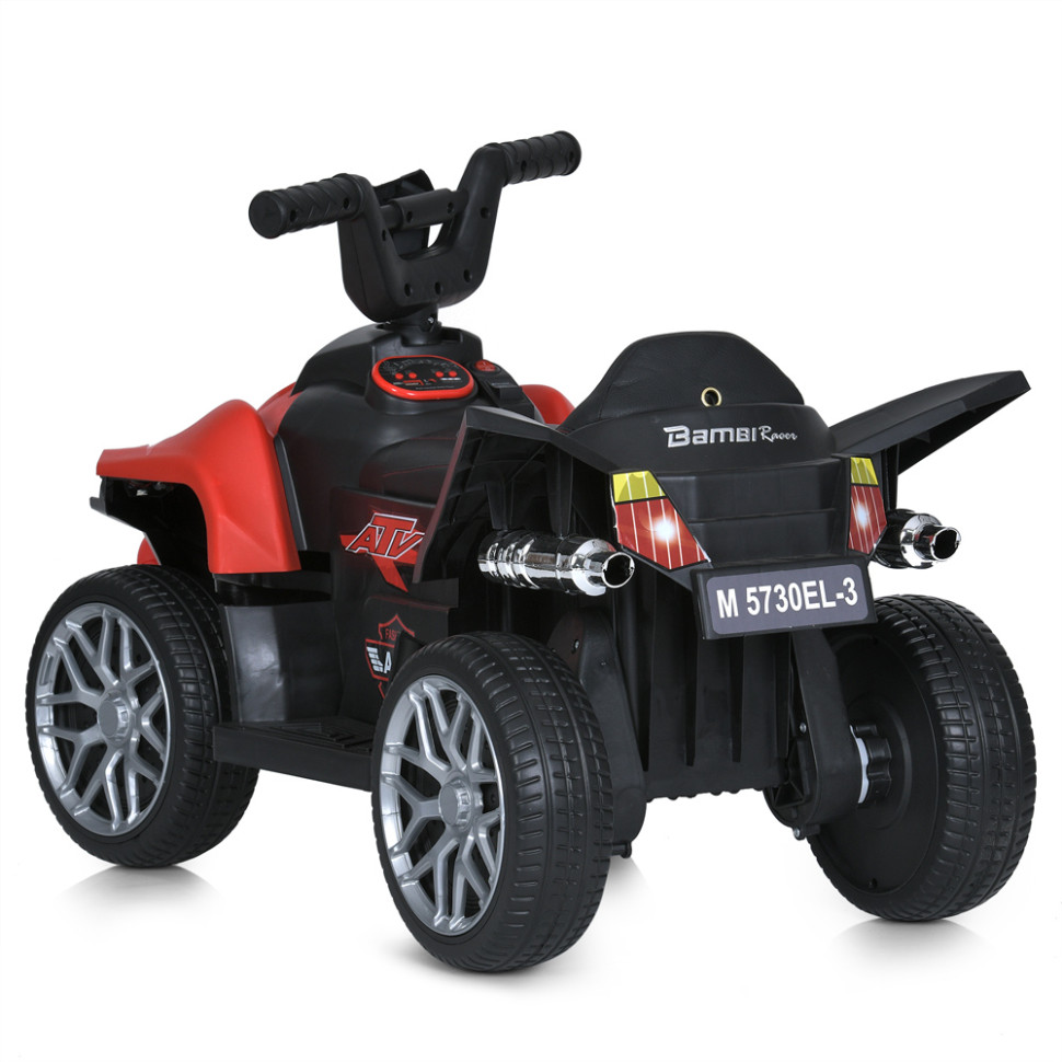 Дитячий електромобіль Квадроцикл Bambi Racer M 5730ELR-3 із двома двигунами