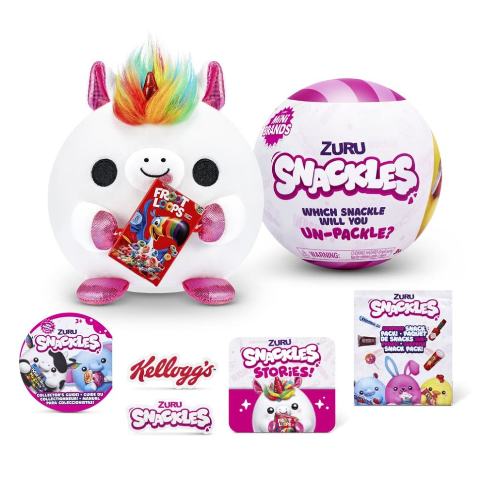 М'яка іграшка-сюрприз Єдиноріг Snackle-B 77510B серія Mini Brands