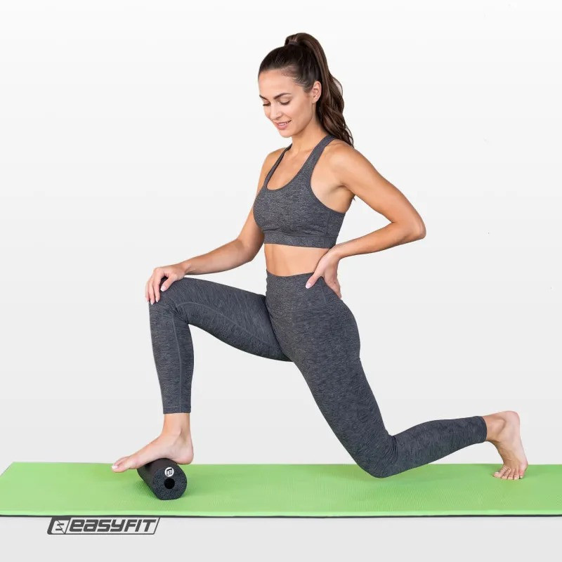Массажный ролик EasyFit EF-2041-BK 15х5 см, EPP, черный